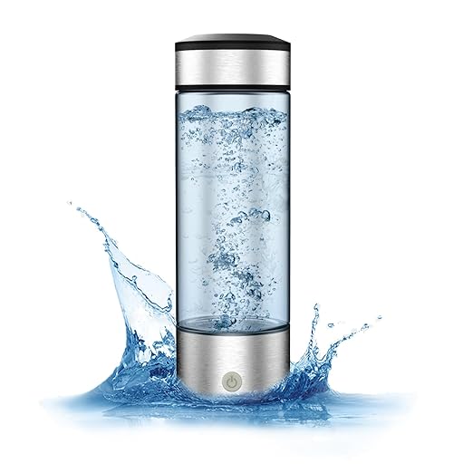 Hydrogen Water Bottle, Hydrogen Water Bottle Generator, Portable Water Electrolysis Cups, for Home, Travelling and Office