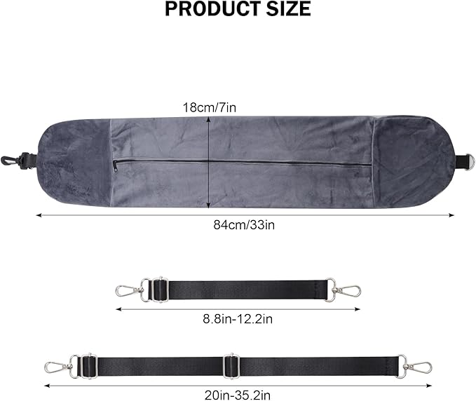 Stuffable Neck Pillow for Travel Stuffable Travel Pillow for Extra Luggage Travel Neck Pillow Stuffable with Clothes Soft Velvet Neck Pillow Cover with Eye Mask Earplugs Storage Bag