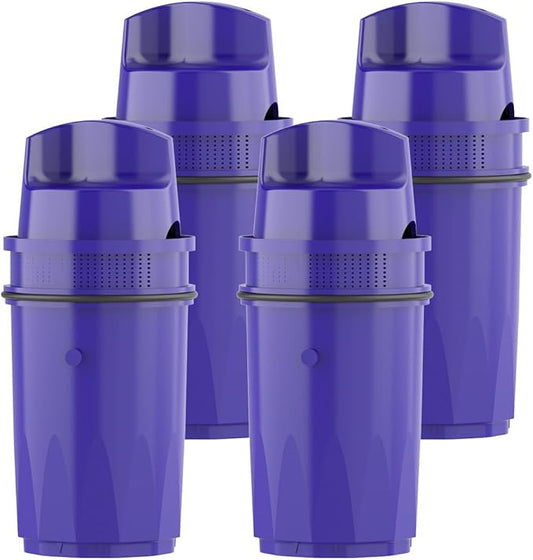 Replacement for Pur®, Pur® Plus Water Filter Pitcher and Dispenser Filtration Systems, NSF Certified, Compatible with CRF950Z PPF951K, CR-1100C, PPT700W, CR-6000C, PPT711W, PPT711, PPT710W, Pack of 4