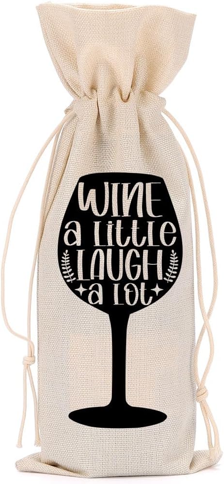 Funny Wine Quotes Wine Bag Wine Tasting Party Supplies for Wine Lovers Women Men Abuela Groom Friend Christmas Birthday Wedding Bachelorrette Party Wine Bags