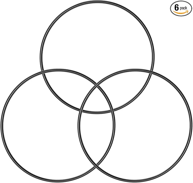 Water Filter O-Ring, 6 Pack Whole House Water Filter O-Ring Replacement for 151122 Compatible with Pentair Pentek Big Blue Water Filters