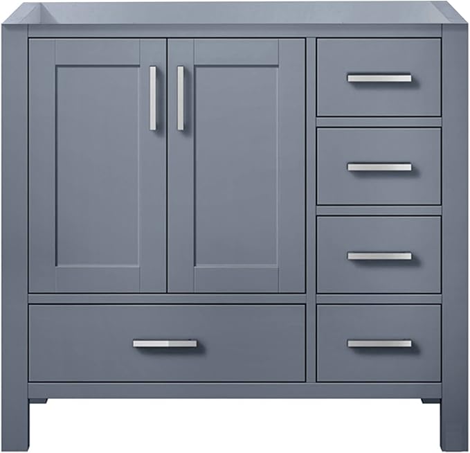 Big Sur 36 in. W X 22 in. D Dark Grey Single Bath Vanity Cabinet Without Countertop