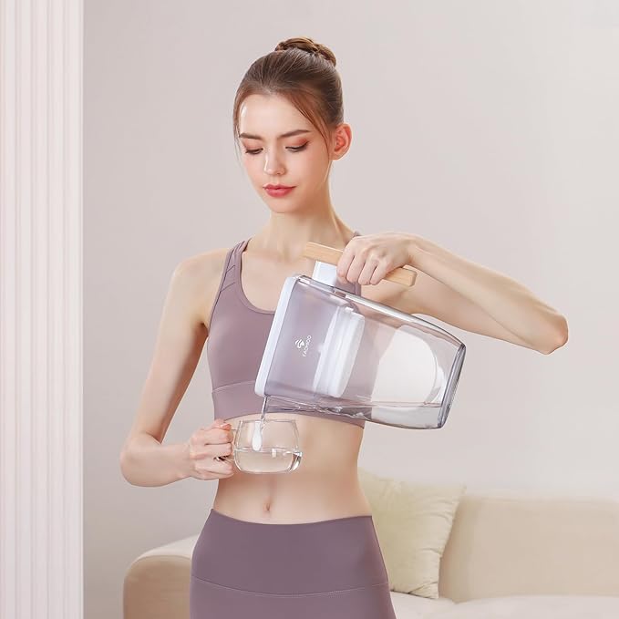 WD-PF-01A Plus NSF Certified Replacement Filters for All Waterdrop® Pitcher Filtration System, Reduces PFAS, PFOA/PFOS, Chlorine, Last Up to 3 Months or 200 Gallons, 2 Pack