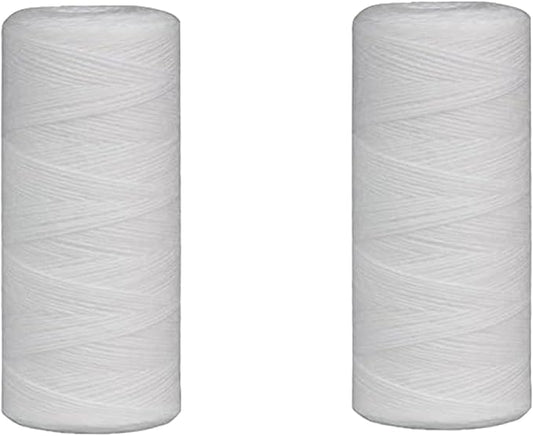 CFS – Heavy-Duty String Wound Water Filter Cartridges Compatible with BF36, BF36, BF6, BF7, BF9C Filter Housings Models – Removes Bad Taste – Whole House Replacement Filter Cartridge (2 Pack)