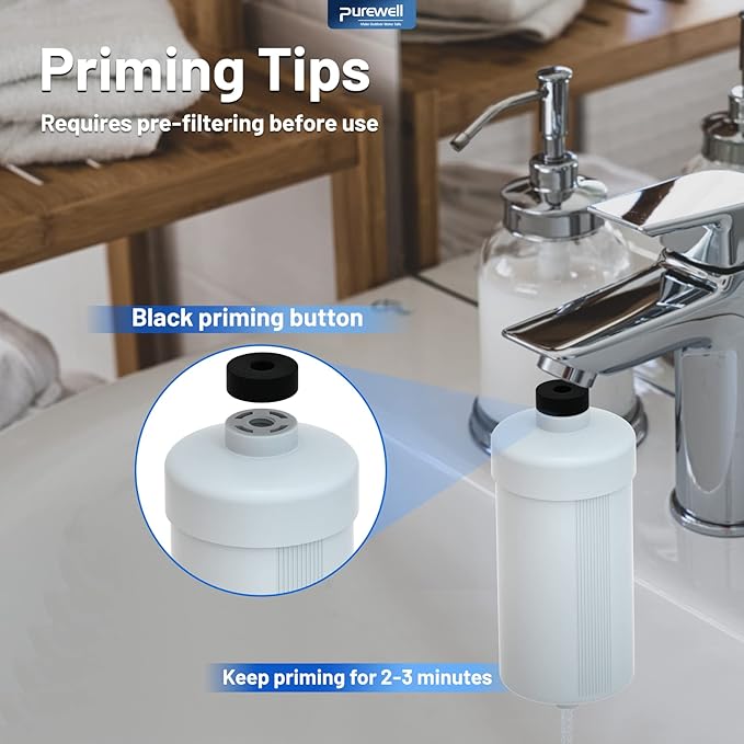 Purewell FL-2 Fluoride Filter Elements, Additional Filter Elements for PB-2/BB8-2 Purification Elements and Purewell Stainless Steel Gravity Water Filter System (2 Pack)