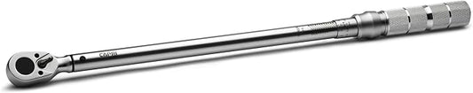 Capri Tools 31202-250FL 30-250 Foot Pound Industrial Torque Wrench, 1/2" Drive, Matte Chrome