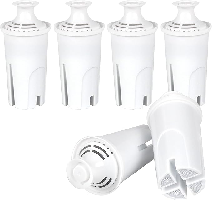 OB03 Replacement Filter for Brita Pitchers and Dispensers, Brita Filter Compatible with Brita Standard Water Filter OB03, Classic 35557, Mavea 107007, Brita Pitchers Grand, Lake, Capri, Wave