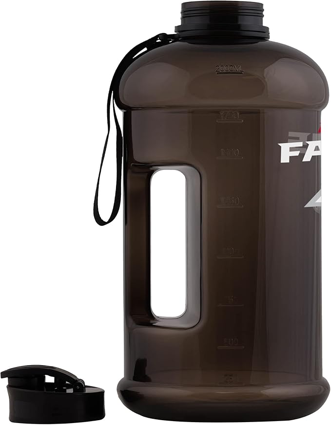 FOCO NFL Team Logo 2L Plastic Clear Large Sports Water Bottle