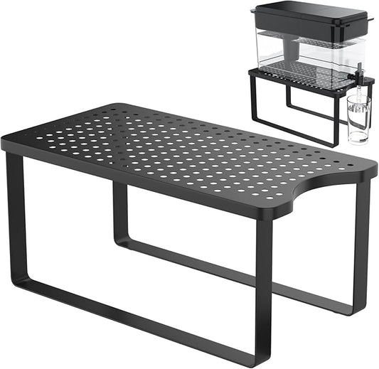 Water Filter Dispenser Stand - 7.7''W x 14.6''D x 6.7''H, Metal Stand Designed for Brita Water Filter, Compatible with ZeroWater, PUR, Waterdrop etc.