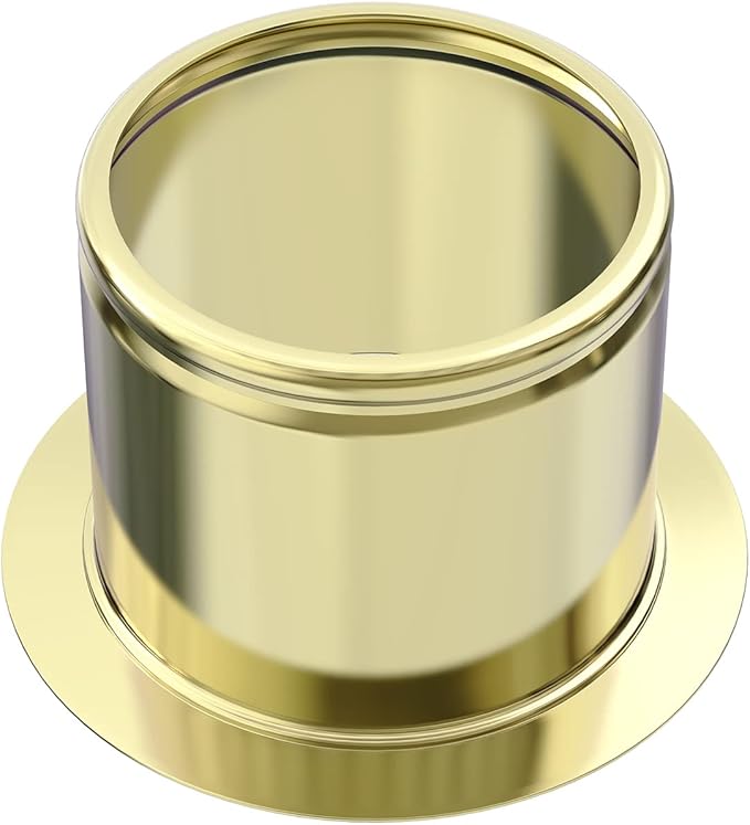 BOTEMY B9179 Extended Garbage Disposal Flange Deep Kitchen Sink Flange Stainless Steel for 3-1/2 Inch Standard Sink Drain Hole(Extended, Gold)