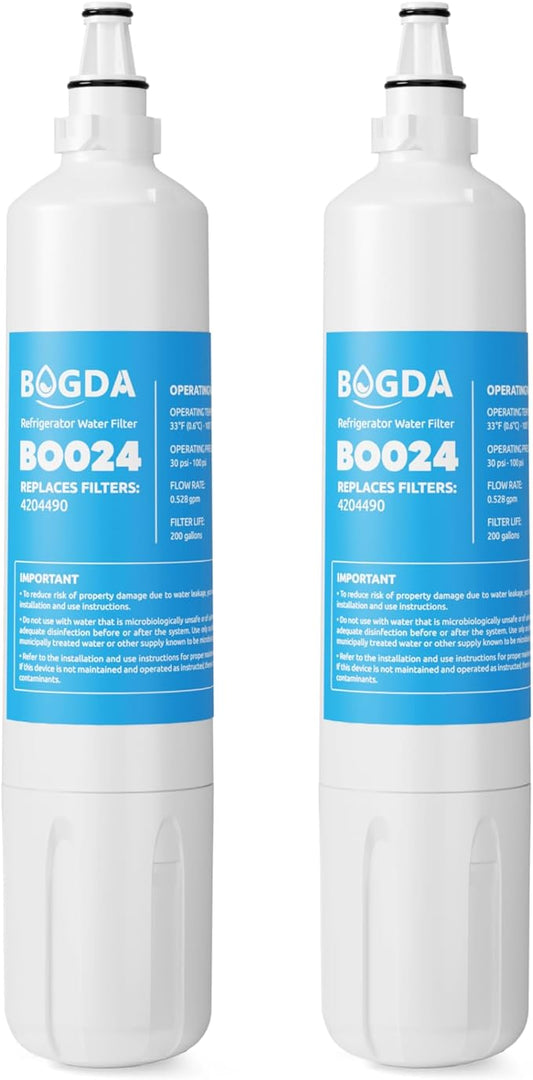 Updated BOGDA 4204490 Water Filter Replacement Compatible with Sub-Zero. 4204490, 4290510, 9030868, 2 Filter
