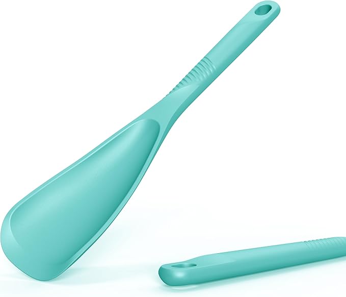 Silicone Cooking Utensils Set - 600°F Heat Resistant, Nonstick Kitchen Utensil Set with Spatulas, Spoons, Whisk, Tongs, BPA Free, Dishwasher Safe (Teal)