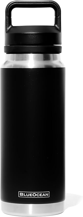 Classic 27 oz Water Bottle, Insulated Stainless Steel With Pro-Tough Lid | Perfect Insulated Water Bottle And Tumbler As Travel Water Bottle, Bike Water Bottle, Or Gym Water Bottle (Black)