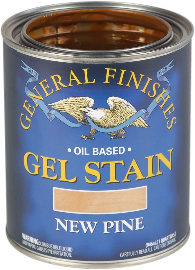 General Finishes Oil Base Gel Stain, 1 Quart, New Pine