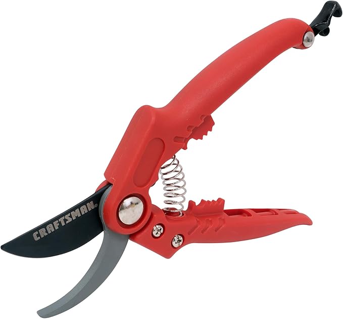 CRAFTSMAN 4-Piece Pruning Tools Set with Bypass Pruner, Bypass Lopper, Wavy Blade Hedge Shears & Swivel Blade Grass Shears