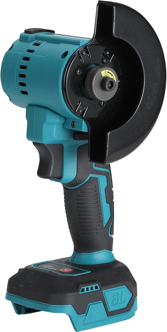 4" Cordless Circular Saw & Mini Angle Grinder 2-in-1 – Brushless Motor, 3-Speed, Reversible, 4000mAh Battery, Compatible with Makita 18V – Cuts Wood, Metal, Tile, Plastic