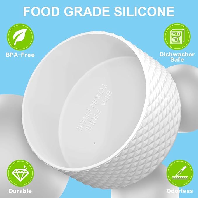 Silicone Boot for Owala Water Bottle 24 oz 32 oz 40 oz, Anti-Slip Protective Sleeve for FreeSip/Twist/Flip Stainless Steel Water Bottles Accessories