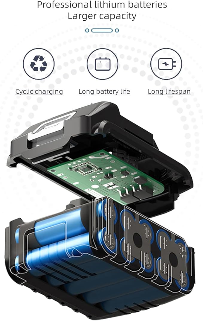 21V Cordless Impact Wrench, 406 Ft-lbs (550Nm) Brushless 1/2 inch, 3200 rpm High Torque Impact Gun, 2 x 3000mAh Battery, 5Pcs Driver Sockets, 14 Bits, Charger, Storage Box for Car Home