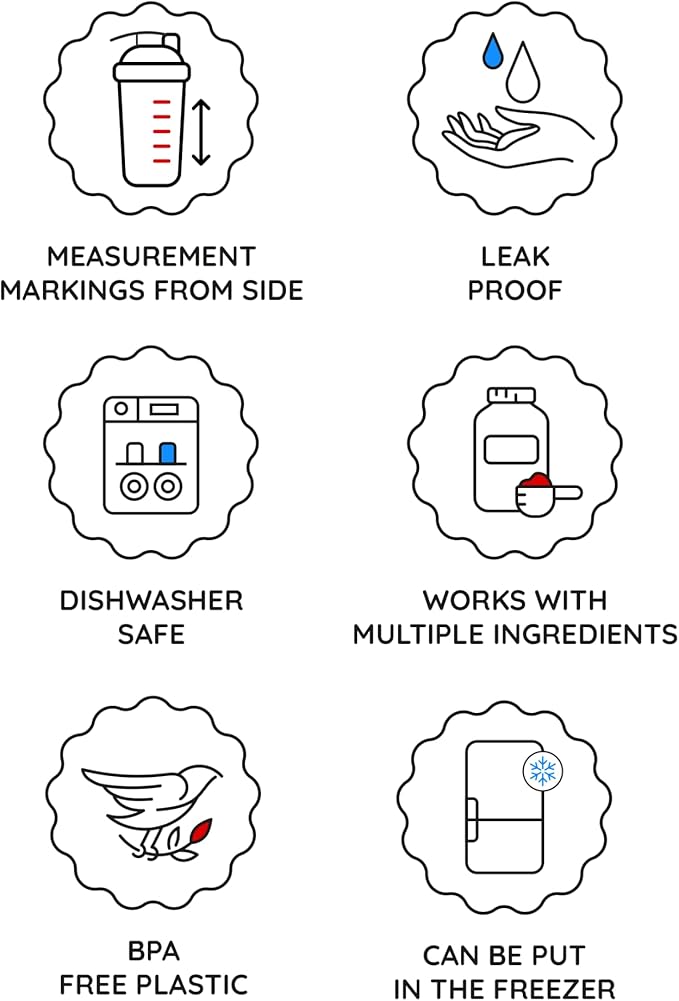 '-4 PACK- 28 oz Shaker Bottles for Protein Mixes | BPA-Free & Dishwasher Safe | 4 large protein shaker bottle | Shaker Cups for protein shakes | Blender Shaker Bottle Pack