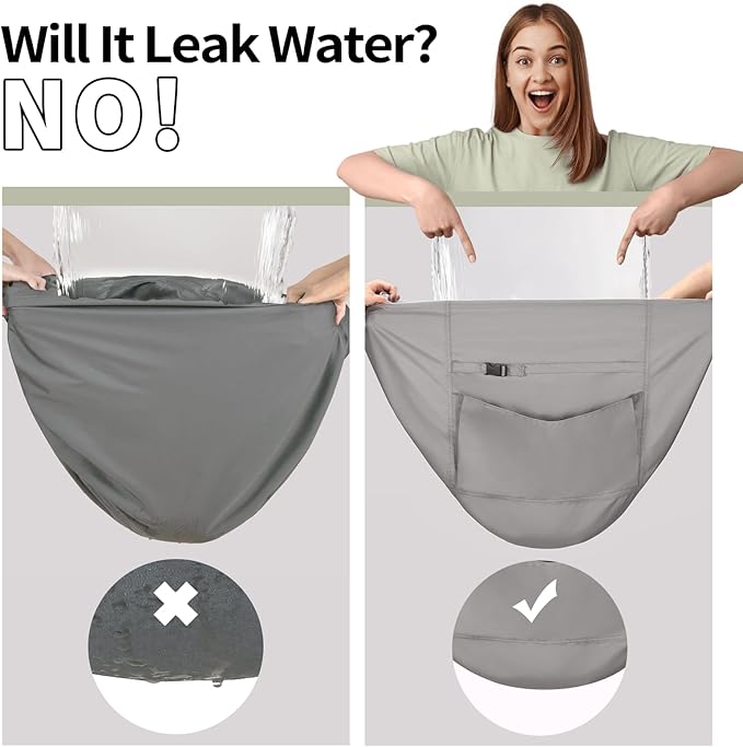 KylinLucky Patio Coffee Table Covers Heavy Duty 600D Waterproof 48 x 26 inch, Outdoor Dining Furniture Cover for 4 x 2 ft, 46 x 24 inch