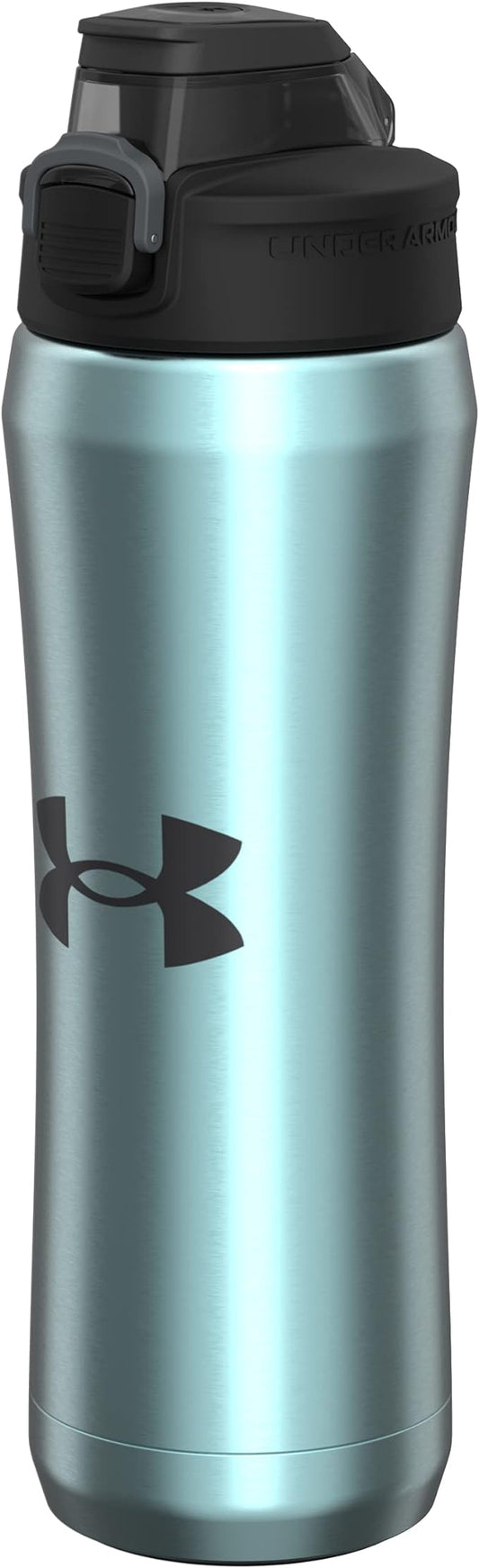Under Armour 18oz Beyond Stainless Steel Water Bottle, Vacuum Insulated, Self Draining Protective Cap, Leak Proof, For Kids & Adults, All Sports, Gym