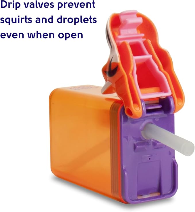 Reusable Water Bottle | Officially Licensed NCAA Sports Bottle | BPA Free | Dishwasher Safe | The Clemson Tiger Mascot | 8 oz Drink in the Box - Clemson University