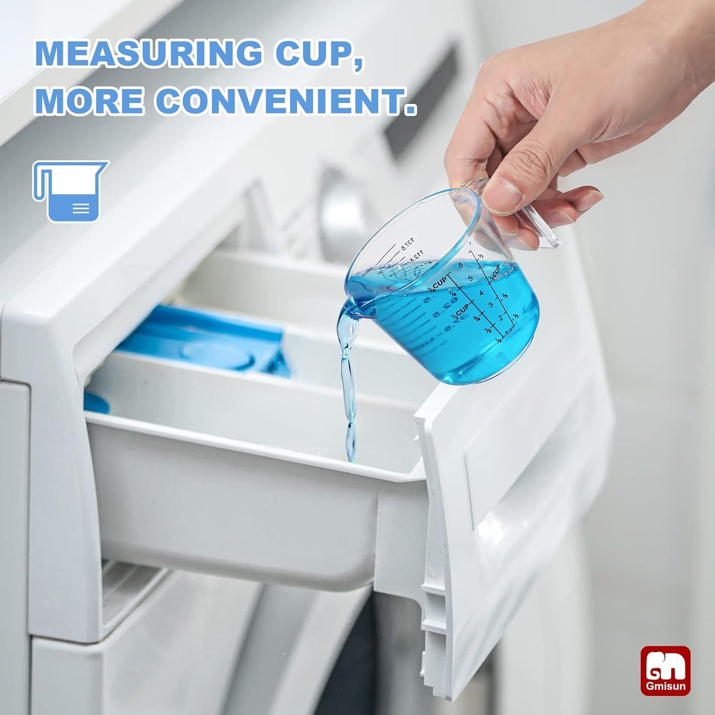 GMISUN Laundry Detergent Soap Dispenser, Liquid Laundry Detergent Dispenser, Container for Farmhouse Laundry Room Decor, Organizer for Liquid DetergentSoftenerBleach Storage Bottle(67 Oz Set of 3)