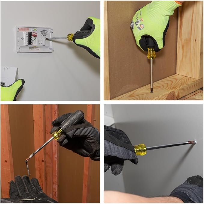 Klein Tools 85148 Screwdriver Set with Magnetizer / Demagnetizer for Magnetic Tips, Flathead and Phillips, Home Improvement, 9-Piece