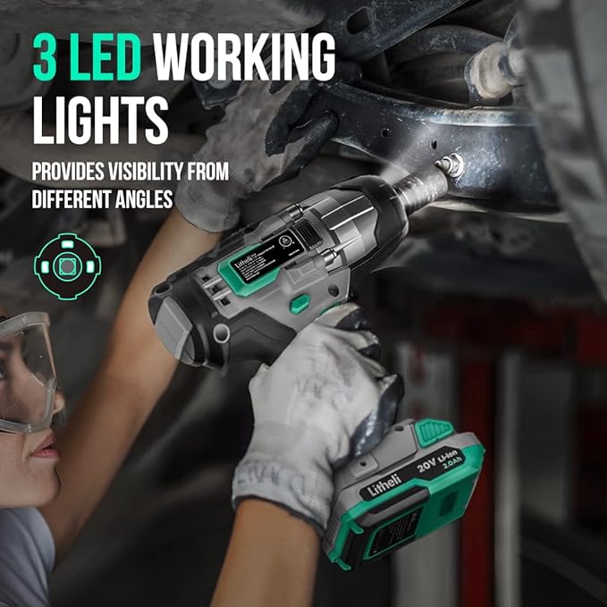 LiTHELi Cordless Impact Wrench bare tool