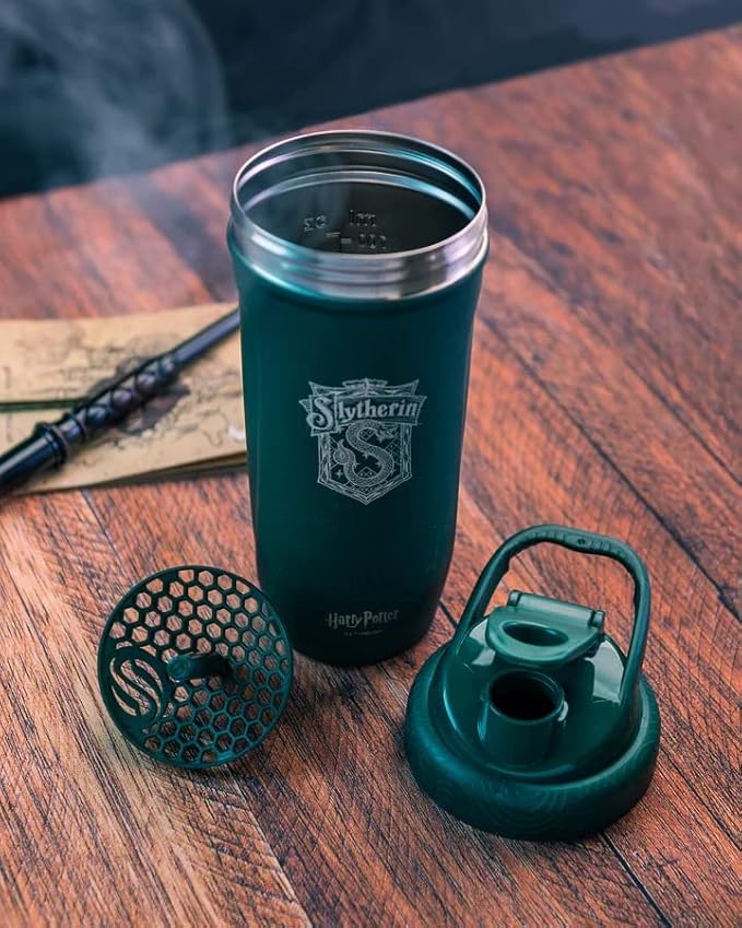 Smart Shake Reforce Stainless Steel Harry Potter Slytherin Shaker Bottle (900 ML /30oz) | Light Weight Resistance Sports Shaker Bottle with a Soft Lid | Leakproof, BPA Free & DEHP Free