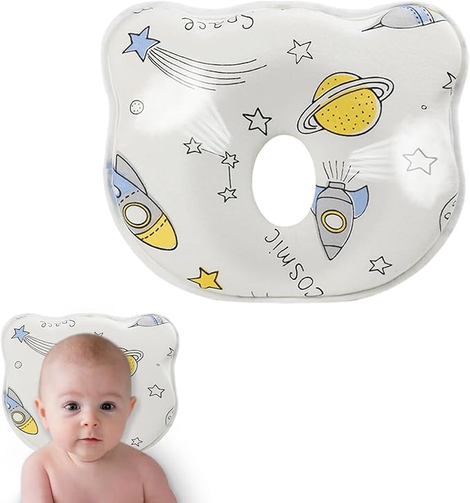2024 New Upgrade Donut Soft and Cozy Pillow Prеvents FΙat hеad and Shapеs Ιnfant's hеad Hеad Pillow Planet2