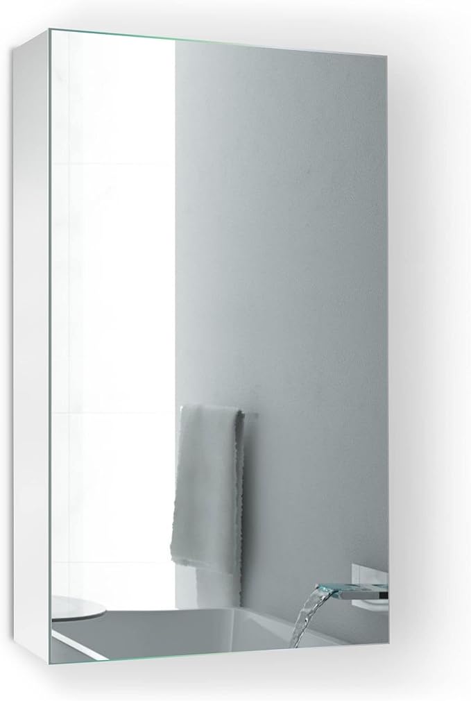 Krugg Medicine Cabinet | Recess or Surface Mount | Blum Hinge 170 Degree Soft Close|(20"x36")