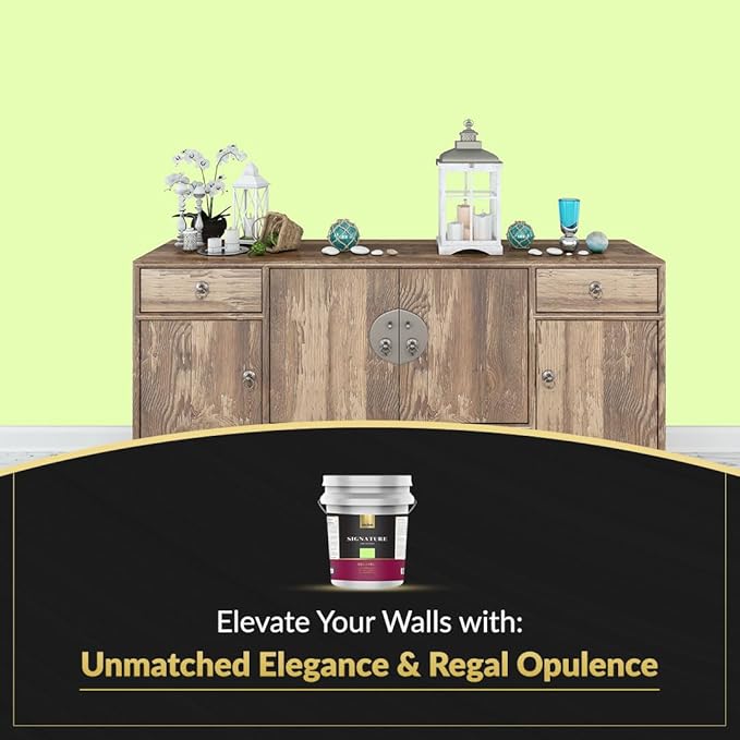 EVOLVE Signature Paint & Primer: Luxury Paint & Primer for Indoor & Outdoor Surfaces, Minimal Odor, Eggshell Sheen (Tennis Green, 5 Gallon)