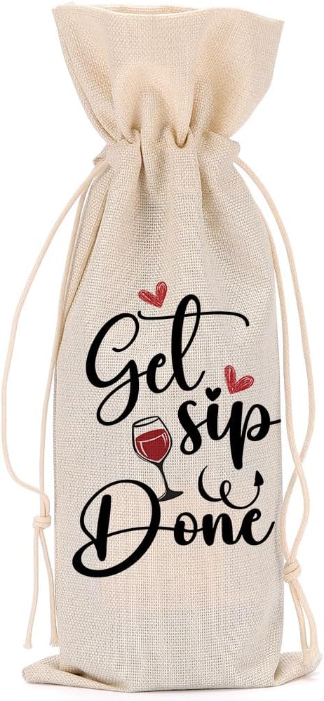Funny Wine Quotes Wine Bag Wine Tasting Party Supplies for Wine Lovers Women Men Bride Groom Friend Granny Christmas Birthday Wedding Bachelorrette Party Wine Bags