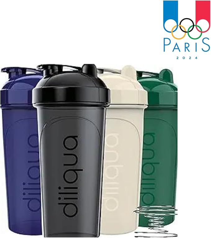 '-4 PACK- 28 oz Shaker Bottles for Protein Mixes | BPA-Free & Dishwasher Safe | 4 large protein shaker bottle | Shaker Cups for protein shakes | Blender Shaker Bottle Pack