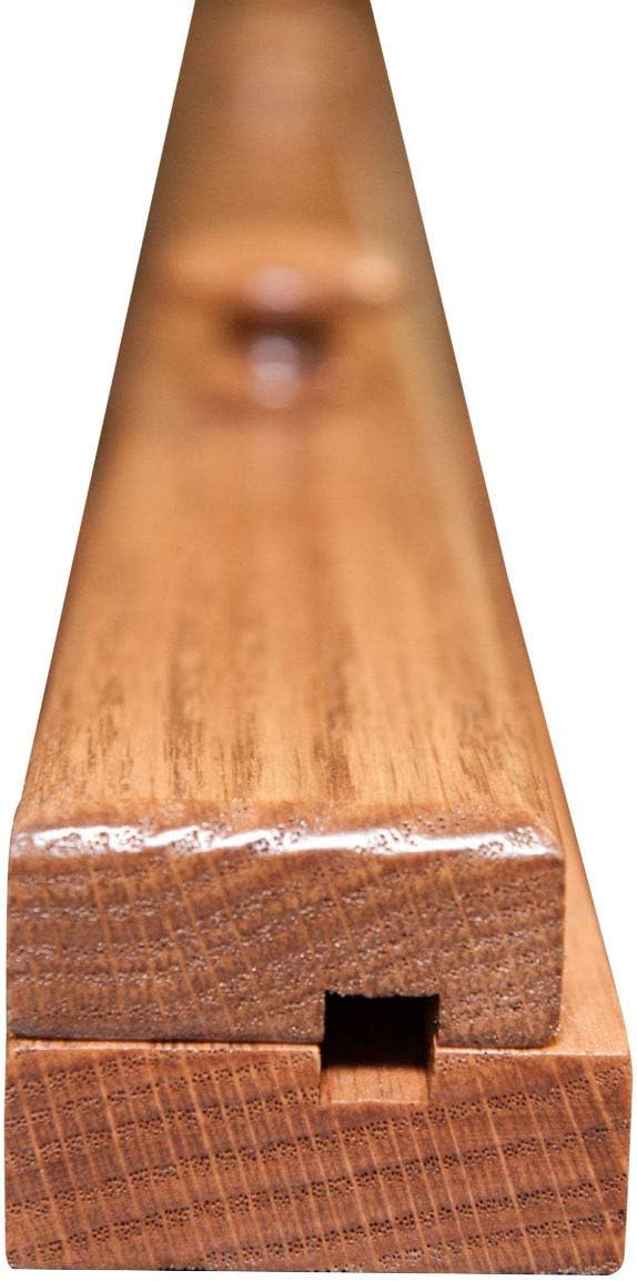 RRD Quilt Hanger for Wall for Display (42") Amish Made Wooden Quilt Rack Wall Mount - Rustic Tapestry Hangers for Rugs, Tapestries & Quilts - (Oak Wood, Fruitwood Stain, 42" Long)