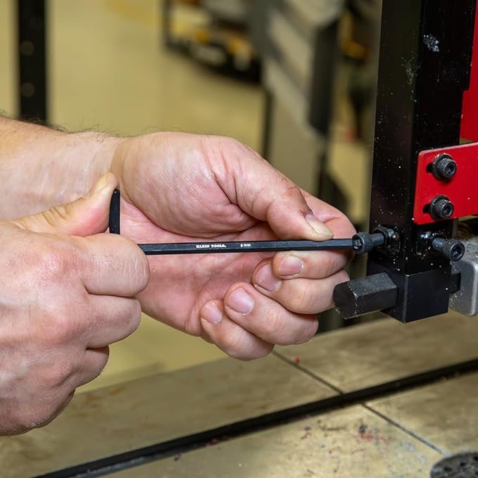 Klein Tools BLS22H Long Ball-End T-Handle Hex Key Wrench Set, 22-Key SAE and Metric, 1/16-Inch to 3/8-Inch, 1.5 to 10 mm