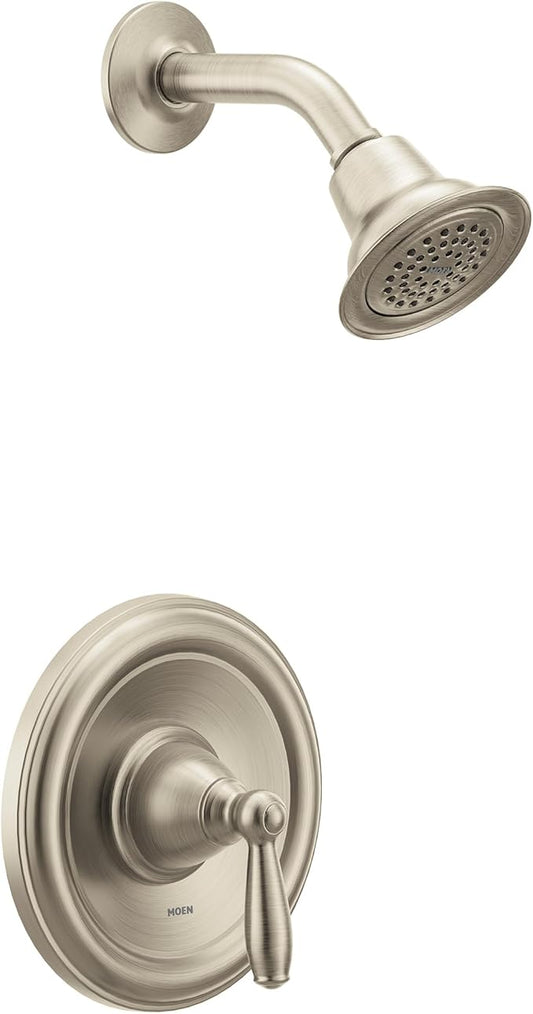 Moen Brantford Brushed Nickel Posi-Temp Pressure Balancing Eco-Performance Shower Valve Trim Kit Valve Required, T2152EPBN