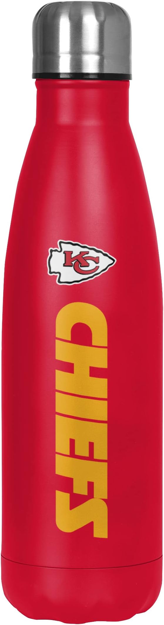 FOCO NFL unisex-adult NFL Team Logo Wordmark Chill Water Bottle