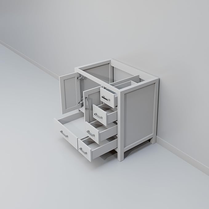 Big Sur 36 in. W X 22 in. D White Single Bath Vanity Cabinet Without Countertop