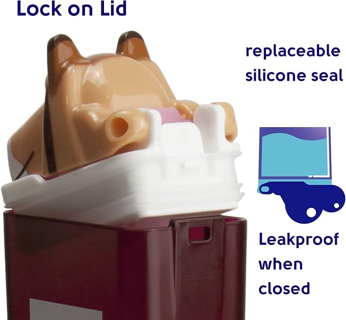 Reusable Water Bottle | Officially Licensed NCAA Sports Bottle | BPA Free | Dishwasher Safe | Collie Reveille Mascot | 12oz Drink in the Box - Texas A&M University