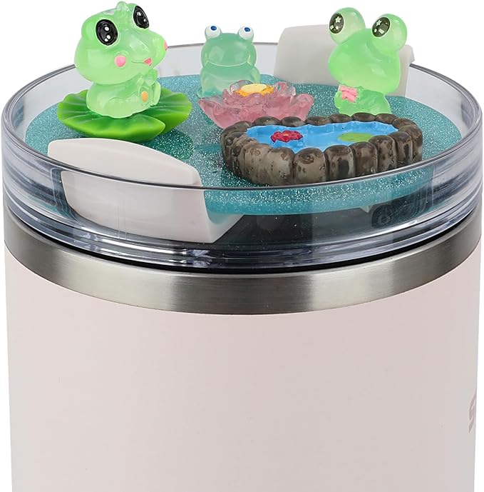 ADAH Charms Compatible with Stanley Cup Accessories,Charms for Stanley Cups H1.0&H2.0 Accessories 40oz with Silicone Straw Cover (G)