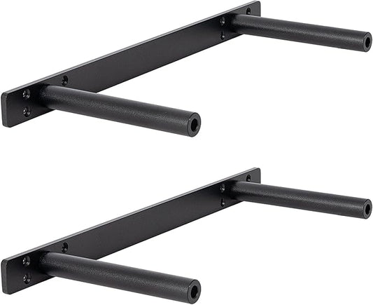 Hidden Shelf Brackets ， Floating Shelf Bracket (Additional Brackets -NO Kits) 16 Inch -2 Pcs
