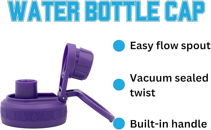 Washington Huskies Water Bottle - Purple Double Walled Stainless Steel 24 oz Keeps Drinks Cold or Hot