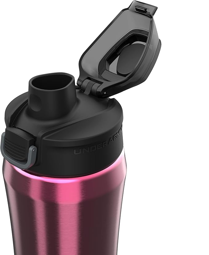 Under Armour 18oz Beyond Stainless Steel Water Bottle, Vacuum Insulated, Self Draining Protective Cap, Leak Proof, For Kids & Adults, All Sports, Gym