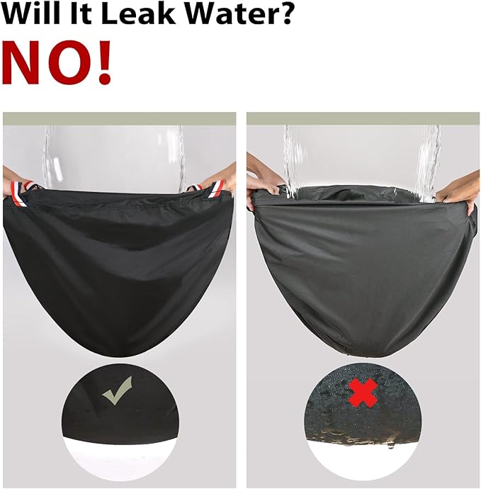 Kylinlucky 600D Heavy Duty Rectangular Table Cover 128 x 84 inches - Waterproof Outdoor Dining Set Protector for Patio Furniture