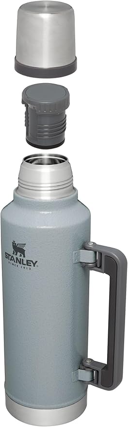 Stanley Classic Vacuum Insulated Wide Mouth Bottle -BPA-Free 18/8 Stainless Steel Thermos for Cold & Hot Beverages