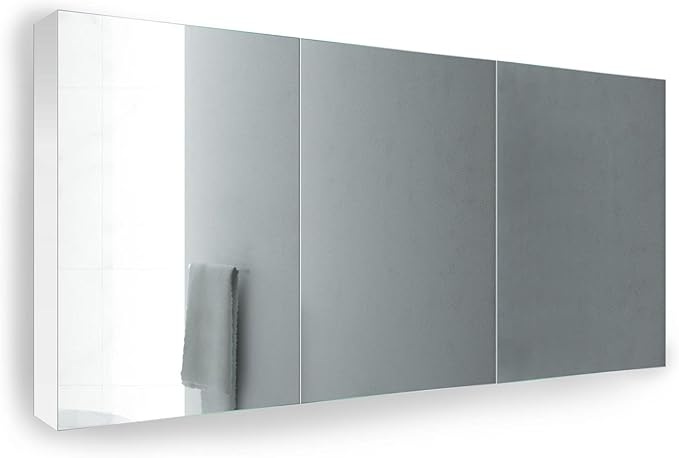Krugg Medicine Cabinet | Recess or Surface Mount | Blum Hinge 170 Degree Soft Close| (72"x36")