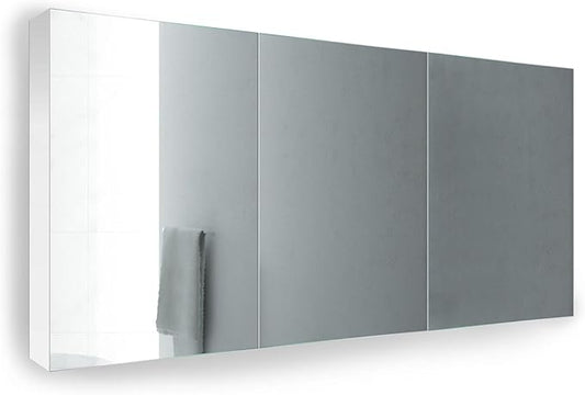 Krugg Medicine Cabinet | Recess or Surface Mount | Blum Hinge 170 Degree Soft Close| (72"x36")