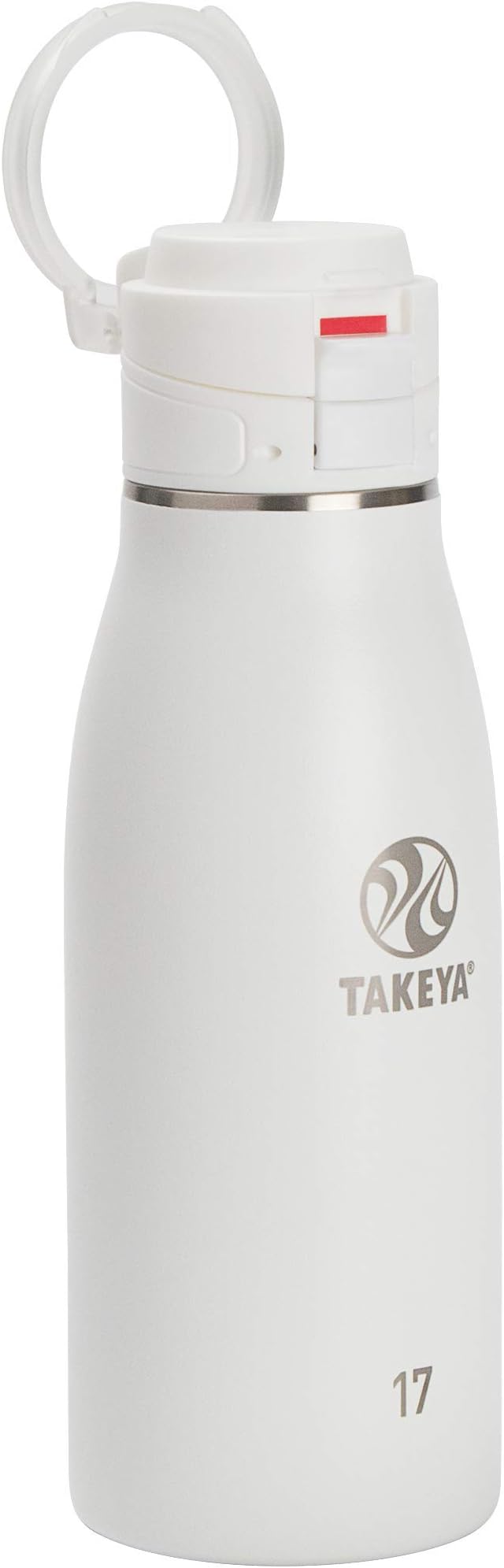 Takeya 17 oz Traveler Stainless Steel Insulated Travel Coffee Mug with Locking Leak Proof Lid, Premium Quality, BPA Free, Arctic